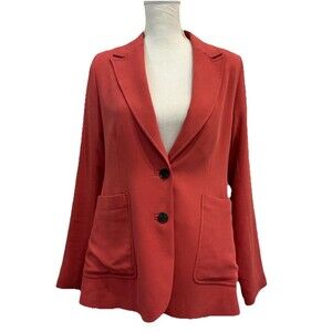 Boden Womens Size 10 Terracotta Fluid Tailored Jacket Blazer